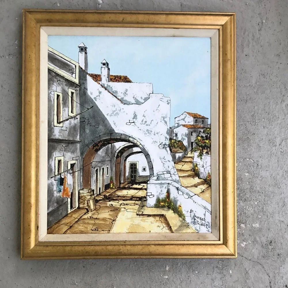 B  Dufour French  painting - Picture 1 of 7